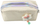 Etui kozmetik dhe lapsash Pencil Case Cosmetic Bag Bow Shimmering Particles, me zinxhir, bezhë me shkëlqim