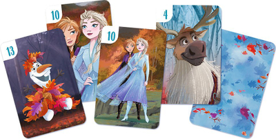 Игра со карти TREFL Piotruś Frozen 08504, за деца, со илустрации во боја