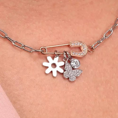 Qafore për femra La Petite Story, e argjendtë