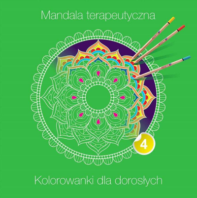 Liber me mandala për ngjyrosje Therapeutic Mandala Part 4, për të rritur dhe të rinj, për relaks edhe kundër stresit