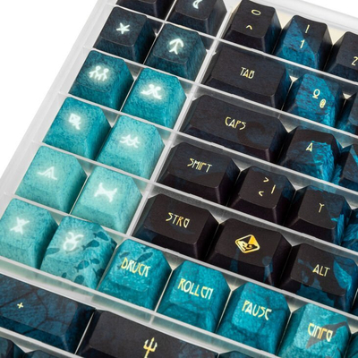 Set tastesh Traitors ATLANTIS, 109 taste PBT, layout gjerman, shumëngjyrësh