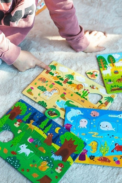Set lojërash edukative Carotina Baby 60 Games, 60 lojëra, për fëmijë 1-4 vjeç, shumëngjyrësh