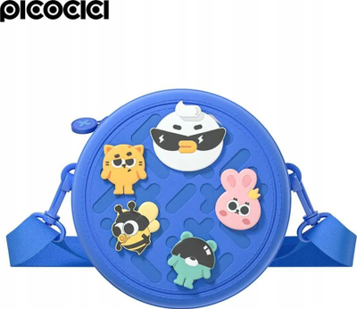 Ранец за во градинка PICOCICI Kids K36, тркалезен, за деца, сина