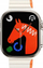 Rrip për Apple Watch Hoco AS102, silikon, me magnet, portokalli me të bardhë