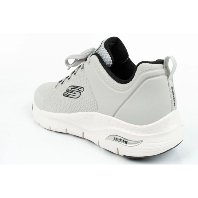 Atlete Skechers Arch Fit Titan, me mbështetje te harku, rrjetë e ajrosme, gri