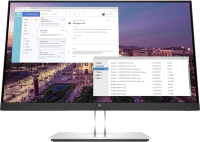 Monitor HP E23 G4, 23", Full HD, IPS, i zi