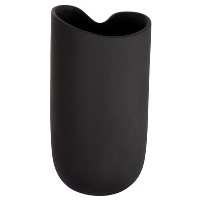 Dekor tavoline qeramike Glaze 15,2x15x30Hcm (HM4607.02), zezë