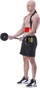 Rrip profesional për fitnes HMS ABX02, i kuq/zi