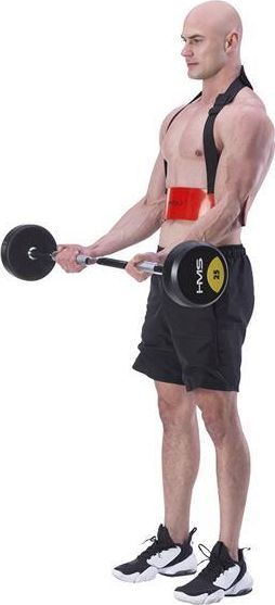 Rrip profesional për fitnes HMS ABX02, i kuq/zi