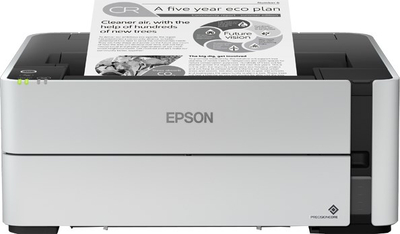 Printer inkjet bardh Epson EcoTank ET-M1180, Wi‑Fi, Ethernet, mono