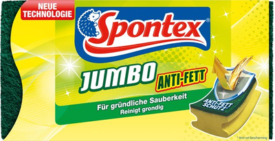 Sfungjer kuzhine Spontex Jumbo Anti-Grease, për tenxhere dhe tava, kundër yndyrës