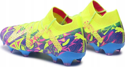 Këpucë futbolli Puma Future Ultimate.1 FG, për të rritur, për fushë të thatë, shumëngjyrëshe blu