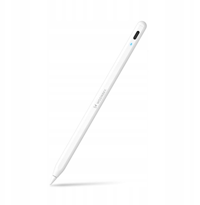 Stilolaps për tablet Wozinsky WRA-08, USB-C, për iPad, i bardhë