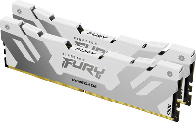 Memorie RAM Kingston FURY Renegade DDR5, 48GB 8000MT/s, kit 2x, e bardhë