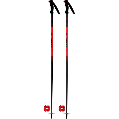 Стапчиња за скијање Rossignol Tactic Jr, алуминиумски, за деца, црвено-црни