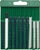 Set brisqesh sharrëze Bosch 2607019460, 10 copë, fole U, jeshile
