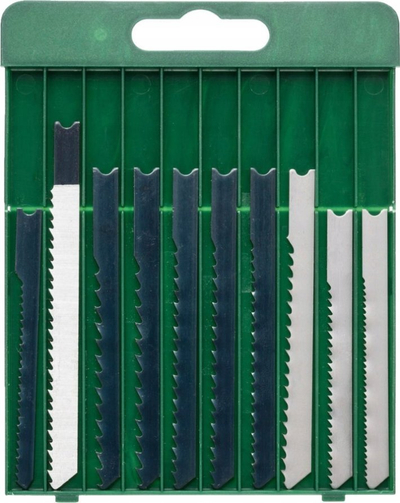 Set brisqesh sharrëze Bosch 2607019460, 10 copë, fole U, jeshile