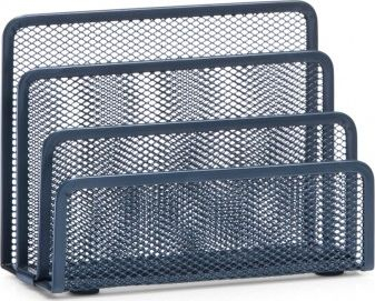 Organizues dokumentesh Zeller, 17x8x13.5cm, inoks, i zi