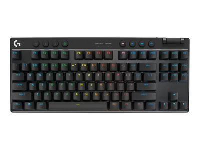 Tastierë Logitech G PRO X TKL - WiFi, BT, e zezë