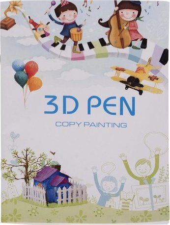 Libër shabllonesh Maaleo 22734 3D Pen, 40 dizajne, format 17.5 x 25.5 cm, shumëngjyrësh