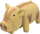 Lodër për qen Barry King Pig, latex, me zë, 15 cm, bezhë