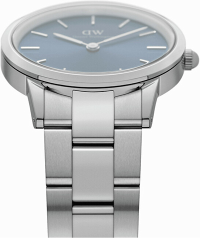Orë për meshkuj Daniel Wellington, e argjendtë