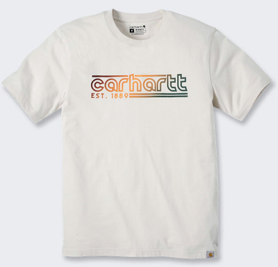 Bluzë T-shirt Carhartt Logo Graphic, me mëngë të shkurtra, XXL, e bardhë