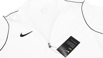 Bluzë sportive Nike Dri-FIT Park 20 Track për burra FJ3022 100, Dri-FIT, me zinxhir, e bardhë