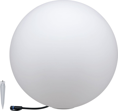 Dritë dekorative Paulmann Plug &amp; Shine LED Globe 50cm, për jashtë, e bardhë