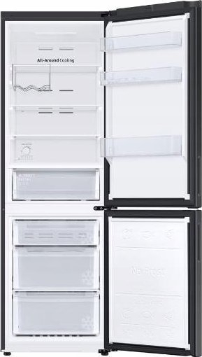 Frigorifer i kombinuar Samsung RB33B612EBN/EF, 344L, All around cooling, i zi
