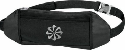 Çantë beli Nike Challenger Waist Pack, për vrap, me xhepa me zinxhir, e zezë