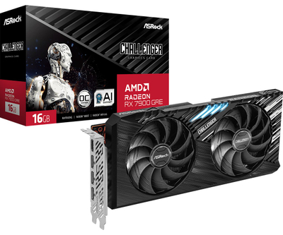 Kartelë grafike ASRock Radeon RX 7900 GRE Challenger OC 16GB GDDR6