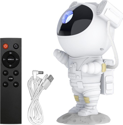 Projektor LED me yje Izoxis 21857 Astronaut, shumëngjyrësh, për dhomë gjumi