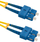 Kabllo fibër optike Qoltec Patch Cord, single mode SC UPC në SC UPC, duplex 5m, pa halogjen