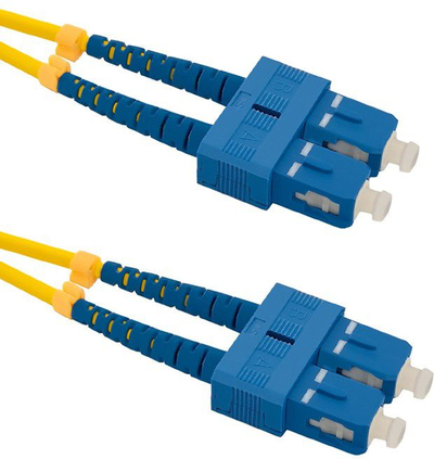 Kabllo fibër optike Qoltec Patch Cord, single mode SC UPC në SC UPC, duplex 5m, pa halogjen