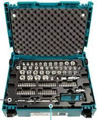 Set veglash Makita 120 copë, çelik chrome vanadium, kuti Makpac