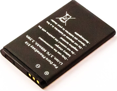 Bateri telefoni CoreParts MBXMISC0015, për Doro, e zezë