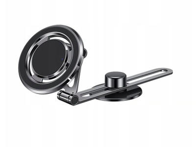 Mbajtës magnetik për telefon Saiji T10, për kokpit makine, MagSafe për iPhone, i zi