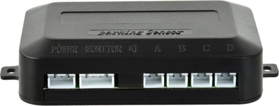 Систем за паркирање Geko, 4 сензори, LCD екран, црн