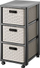 Raft plastik Rotho Country Shelf, 3 kate, 87L, bezhë
