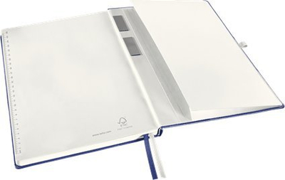 Fletore Leitz Style, A4, kapak i fortë, katrore, blu titan