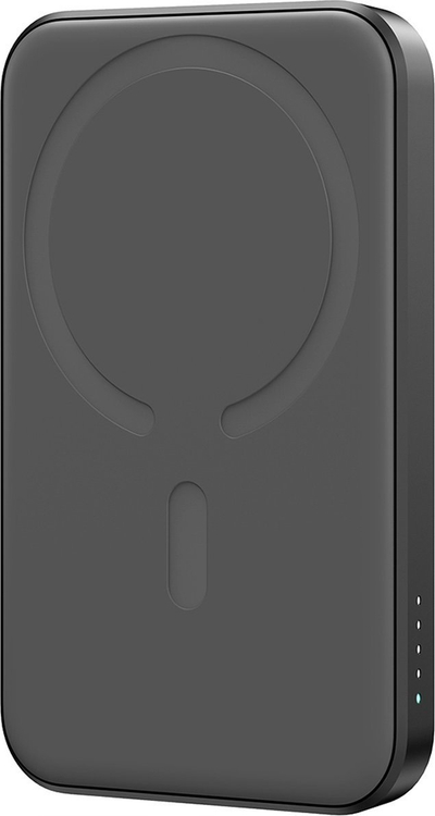 Powerbank Џојрум JR-W020 Мини, 5000mAh, 20W, со безжично полнење, црна