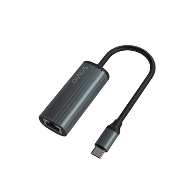 Përshtatës SAVIO USB-C 3.1 Gen.1 (M), 1000 Mbps, AK-56, gri