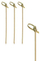 Shkopinj finger food PAPSTAR Knot, bambu, 6 cm, natyral
