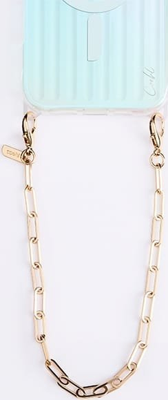 Rrip telefoni Uniq Coehl GoldiLocks Handstrap, për t’u var te dora a kyçi, për smartphone, ngjyrë ari champagne