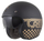 Helmetë moto CASSIDA Oxygen 2.0 Rondo, madhësia 2XL, vizor dielli, e zezë matt me ari