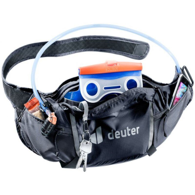 Çantë mesi Deuter Shortrail III, 3L, për vrap edhe hiking, e zezë