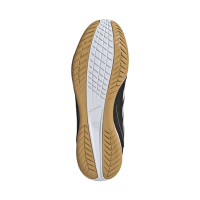 Këpuca futbolli Adidas Copa Court Club JR2892, për kalamaj, e zezë