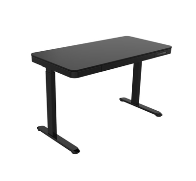 Електрична работна маса Tuckano ET119W-C, 120.4x60.4 cm, со USB порти, црна