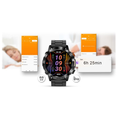 Smartwatch Mski Gravity GT20-1, ekran 1.43\" AMOLED, Bluetooth, i zi